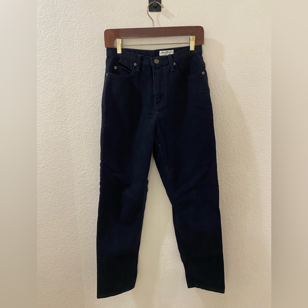 Eddie Bauer black denim jeans. Size 6. Perfect condition